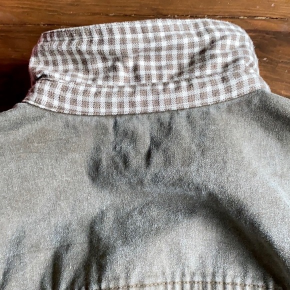 Vintage CHAUS Sport Women’s Brown Cotton Canvas Barn Chore Cargo Jacket MEDIUM - Picture 8 of 11